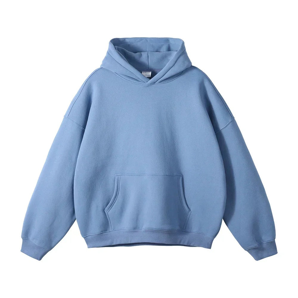 Basic Hoodie Heren | Kangoeroezak | 20 Kleuren