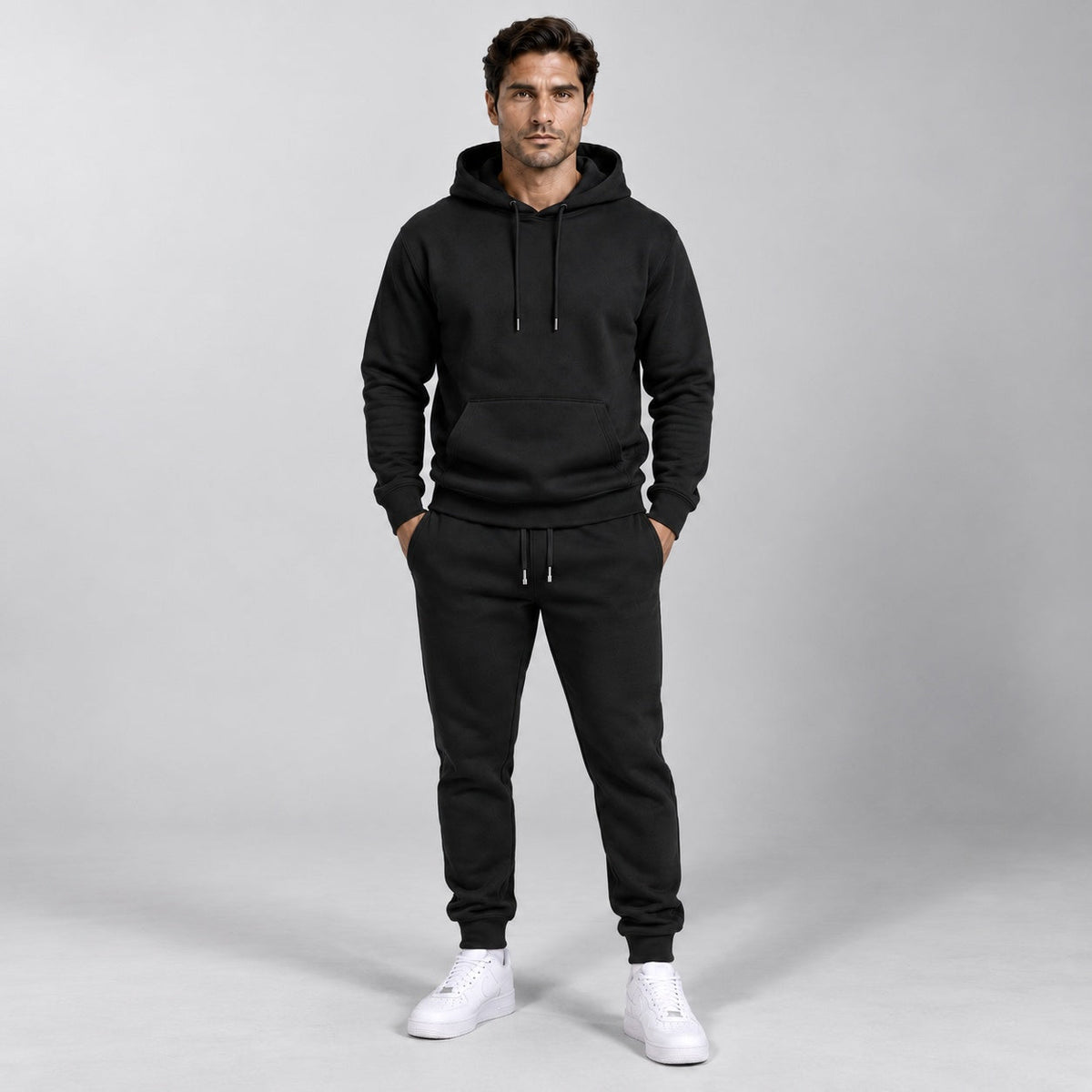 Joggingpak Heren met Taps Toelopende Broek | Hoodie | 4 Kleuren