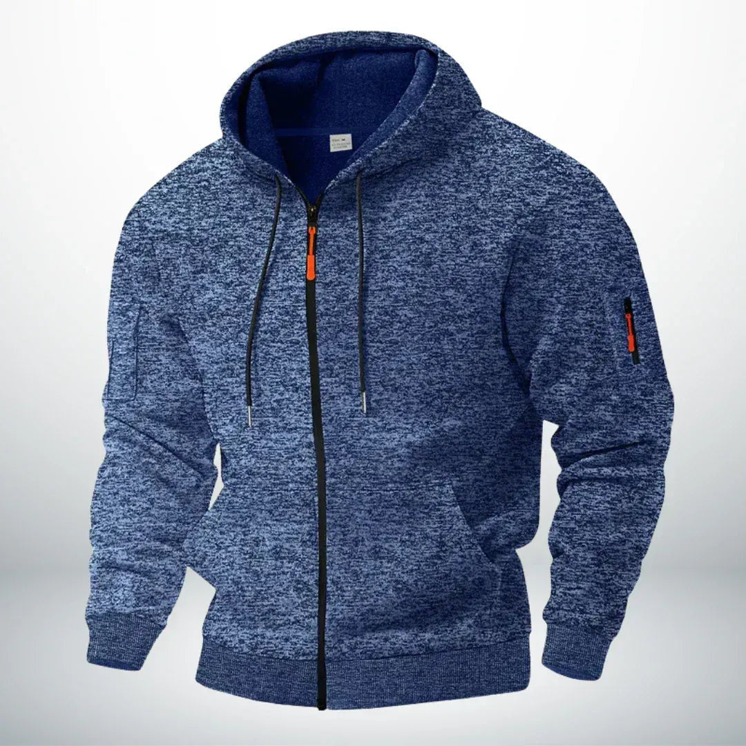 Hoodie Vest Heren van Gemêleerd Breisel | Mouwzak | 5 Kleuren
