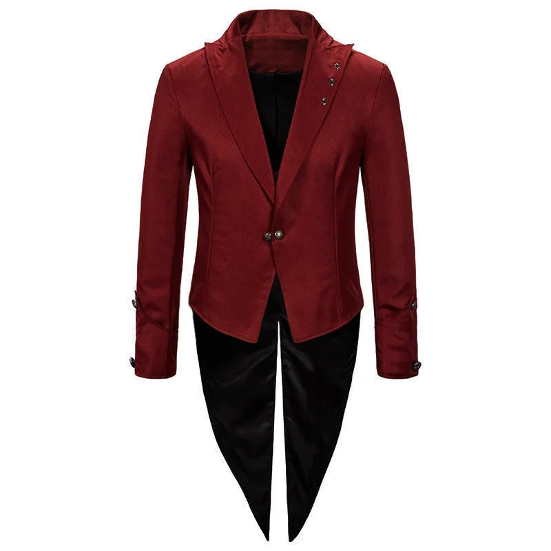 Vampier Slipjas Heren | Gothic Jas | Zwaluwstaart | 3 Kleuren