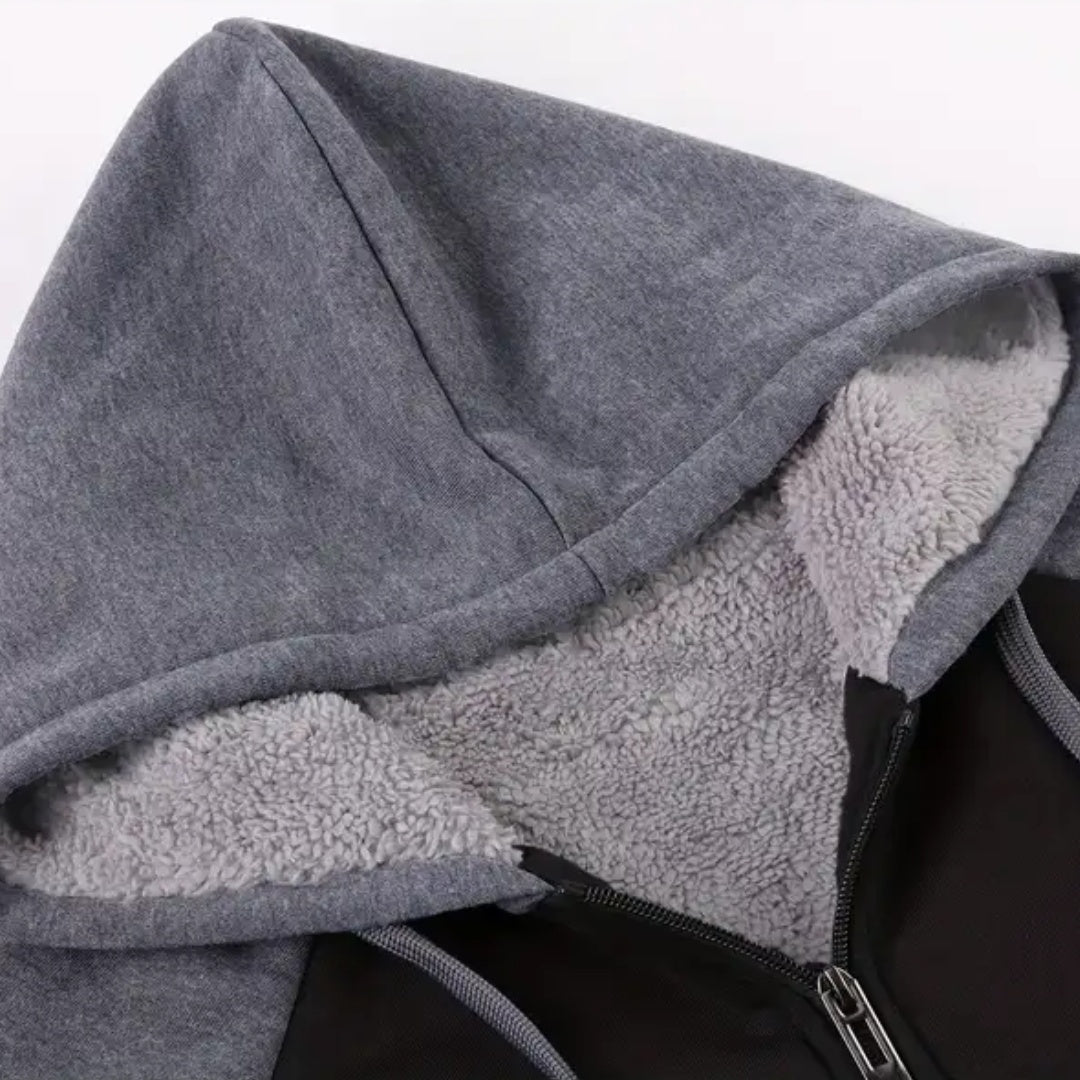 Vest met Capuchon Heren met Sherpavoering | 4 Kleuren