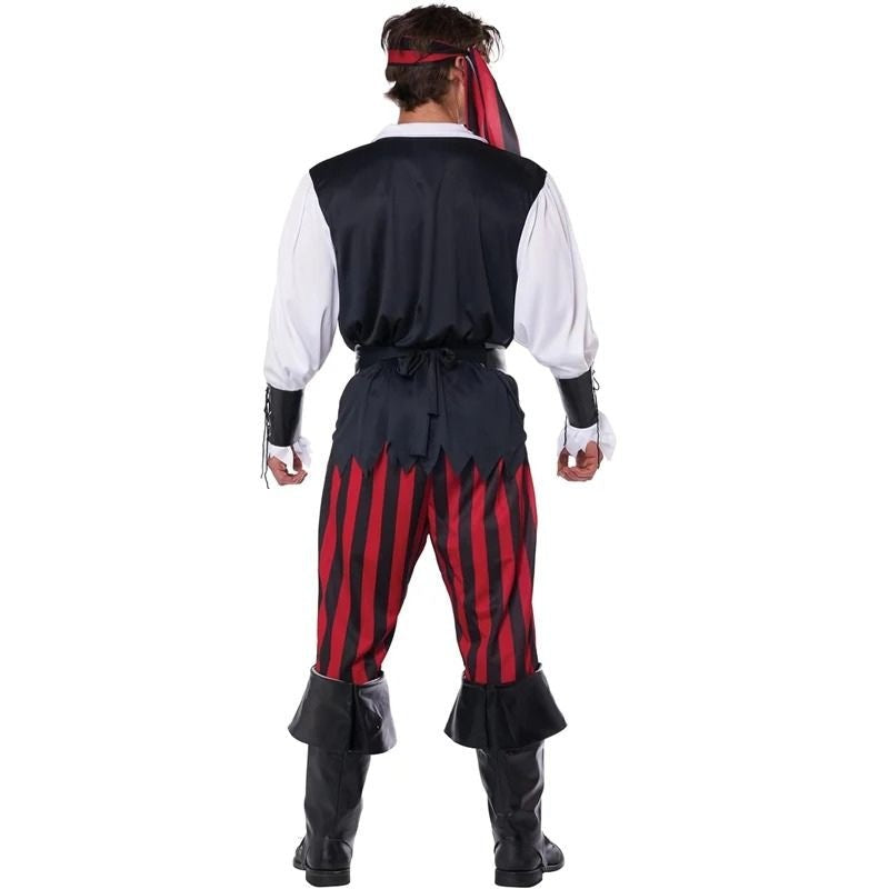 Piraten Kostuum Heren | Hemd | Broek | Bandana | Ooglapje