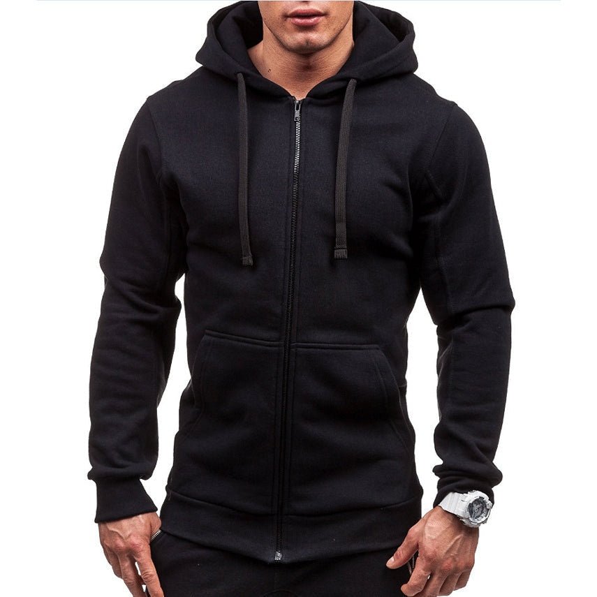 Fleece Vest met Capuchon Heren | Trekkoord | 4 Kleuren