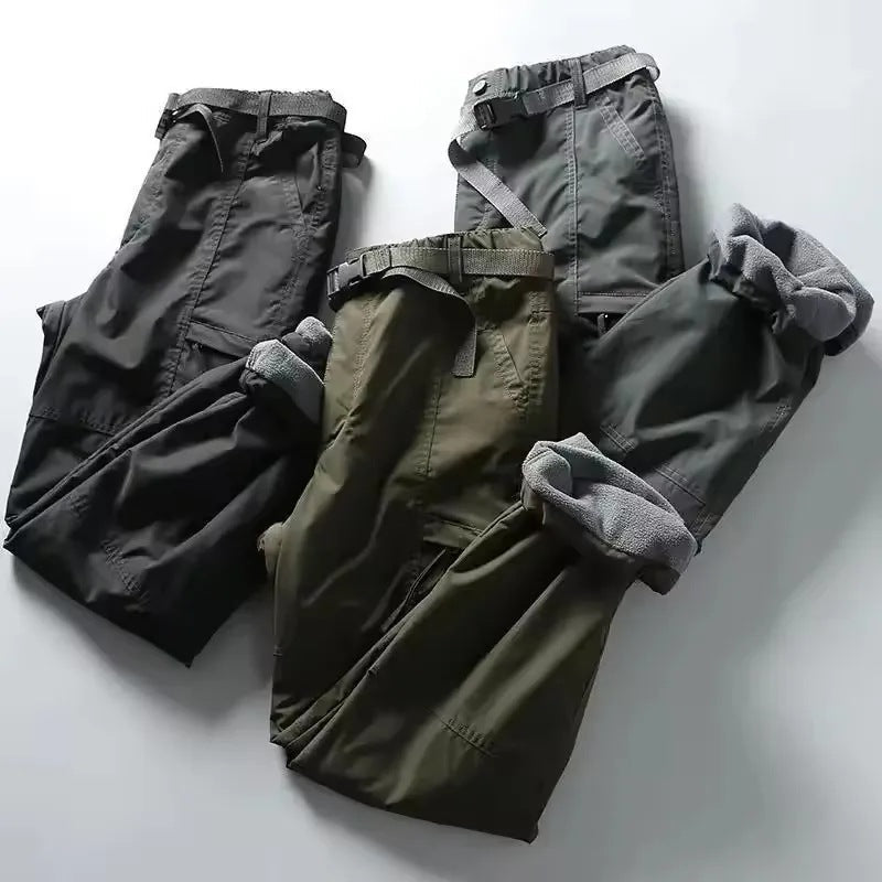 Thermobroek Heren | Fleecevoering | Cargo | Riem