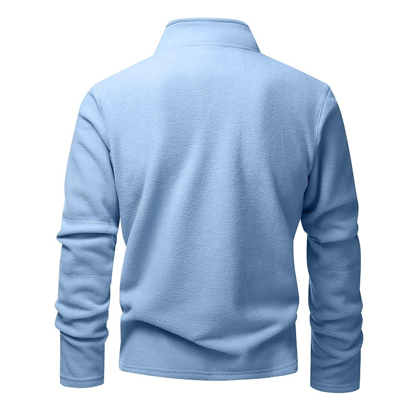 Fleece Pullover Heren | Halve Rits | Opstaande Kraag