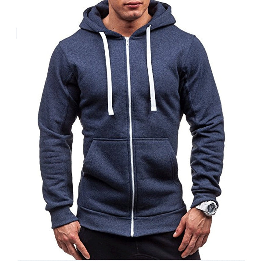 Fleece Vest met Capuchon Heren | Trekkoord | 4 Kleuren