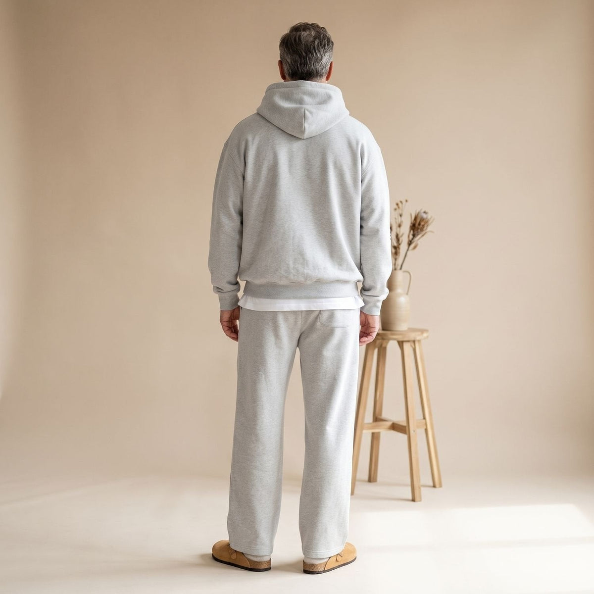 Joggingpak Heren met Buidelzak | Hoodie | Rechte Joggingbroek