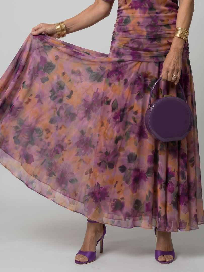Bruiloft Gast Jurk | Maxi | Off-Shoulder | V-hals-Boutique Moda