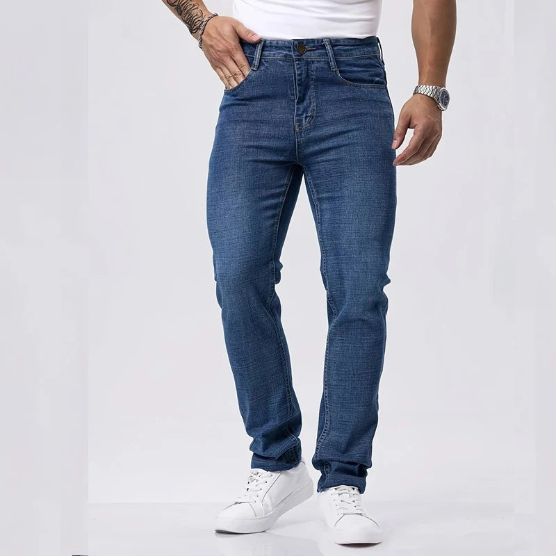 Stretch Jeans Heren | Rechte Pijp | Denim