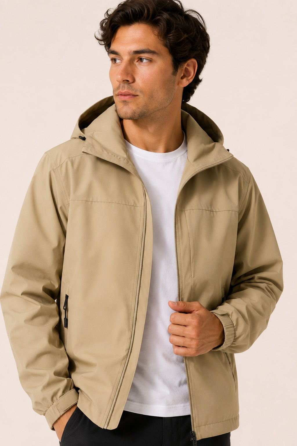 Outdoorjas Heren | Waterdicht | Licht | Capuchon