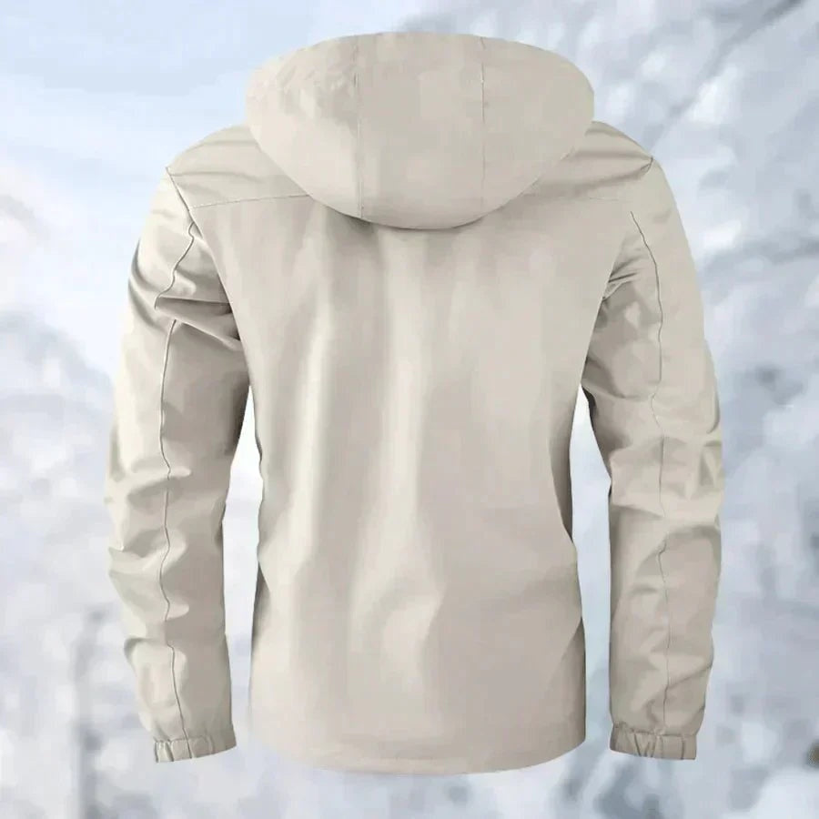 Outdoorjas Heren met Capuchon | Geruite Voering | Waterafstotend | 4 Kleuren