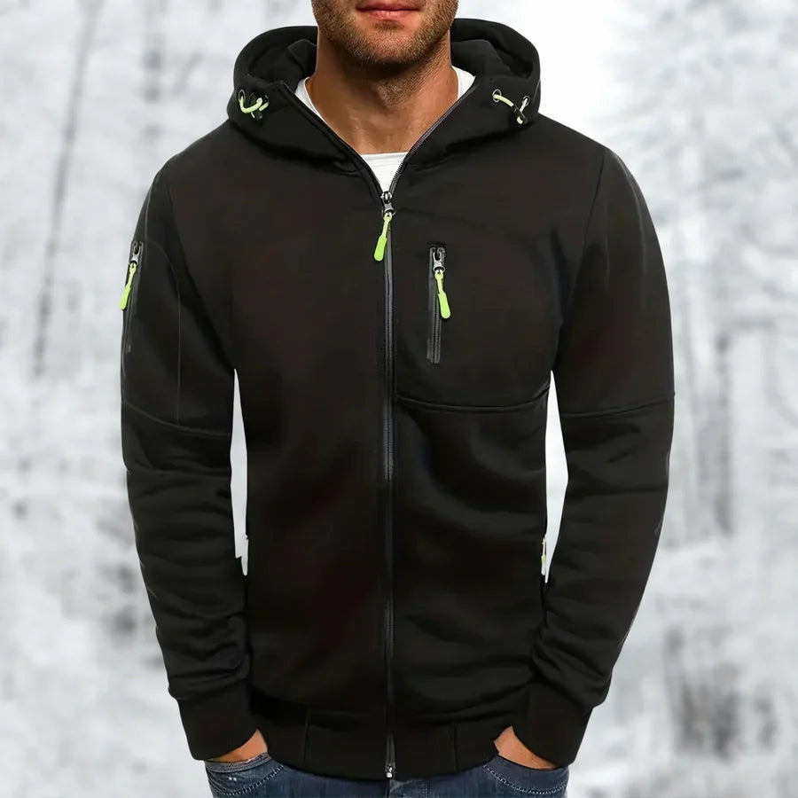 Vest met Capuchon Heren met Ritszakken | 9 Kleuren