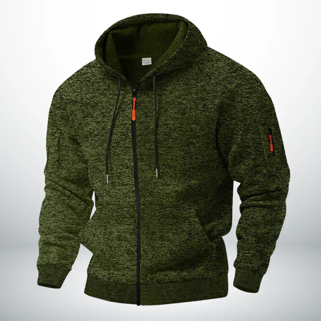 Hoodie Vest Heren van Gemêleerd Breisel | Mouwzak | 5 Kleuren