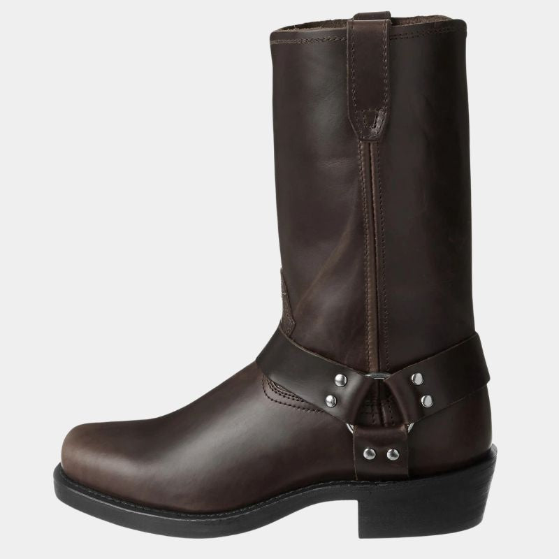 Cowboylaarzen Heren | Harnasriem | Vierkante Neus | Blokhak