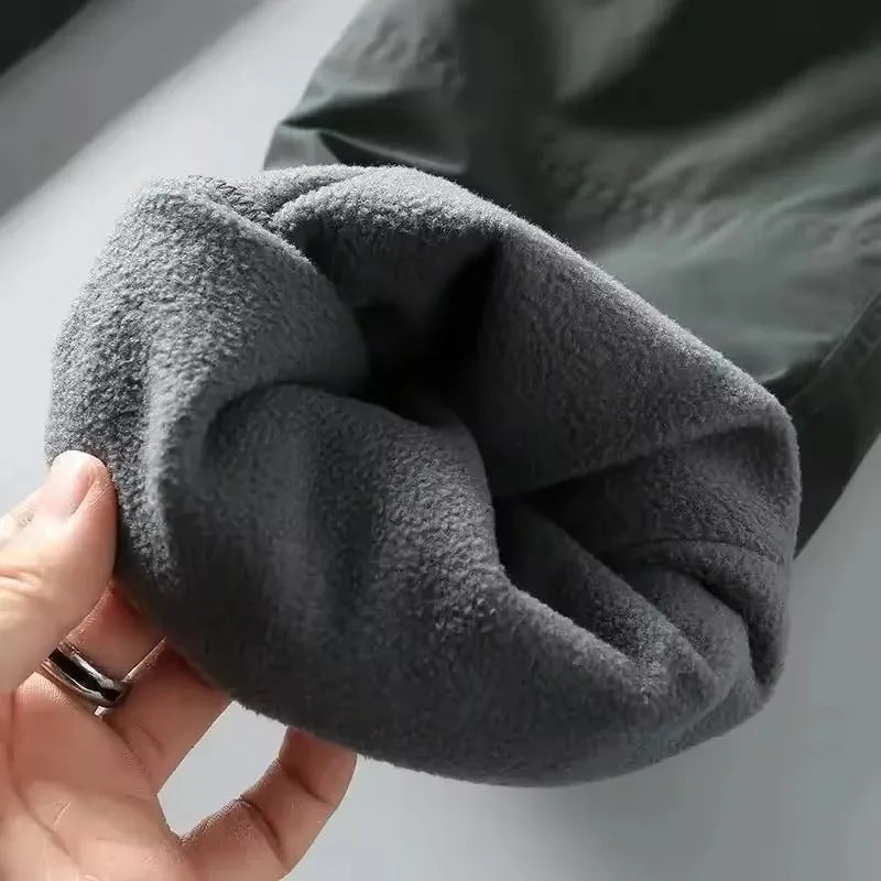 Thermobroek Heren | Fleecevoering | Cargo | Riem