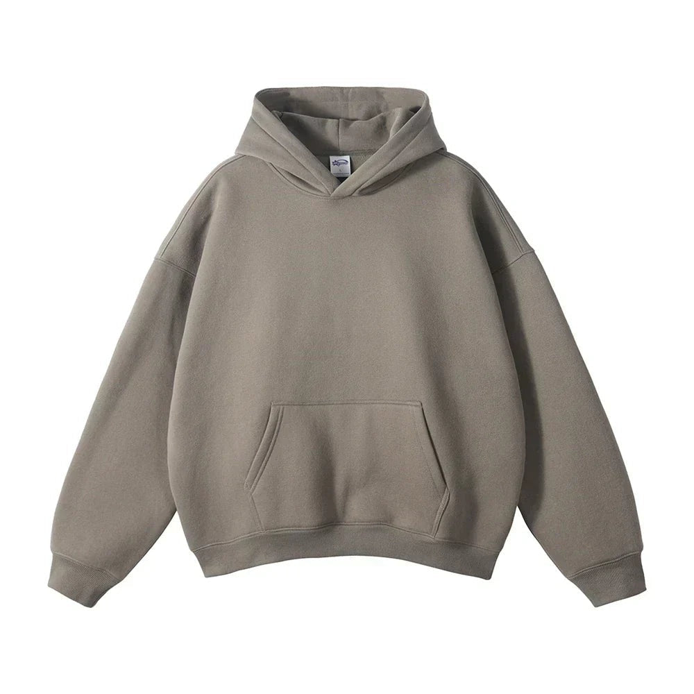 Basic Hoodie Heren | Kangoeroezak | 20 Kleuren