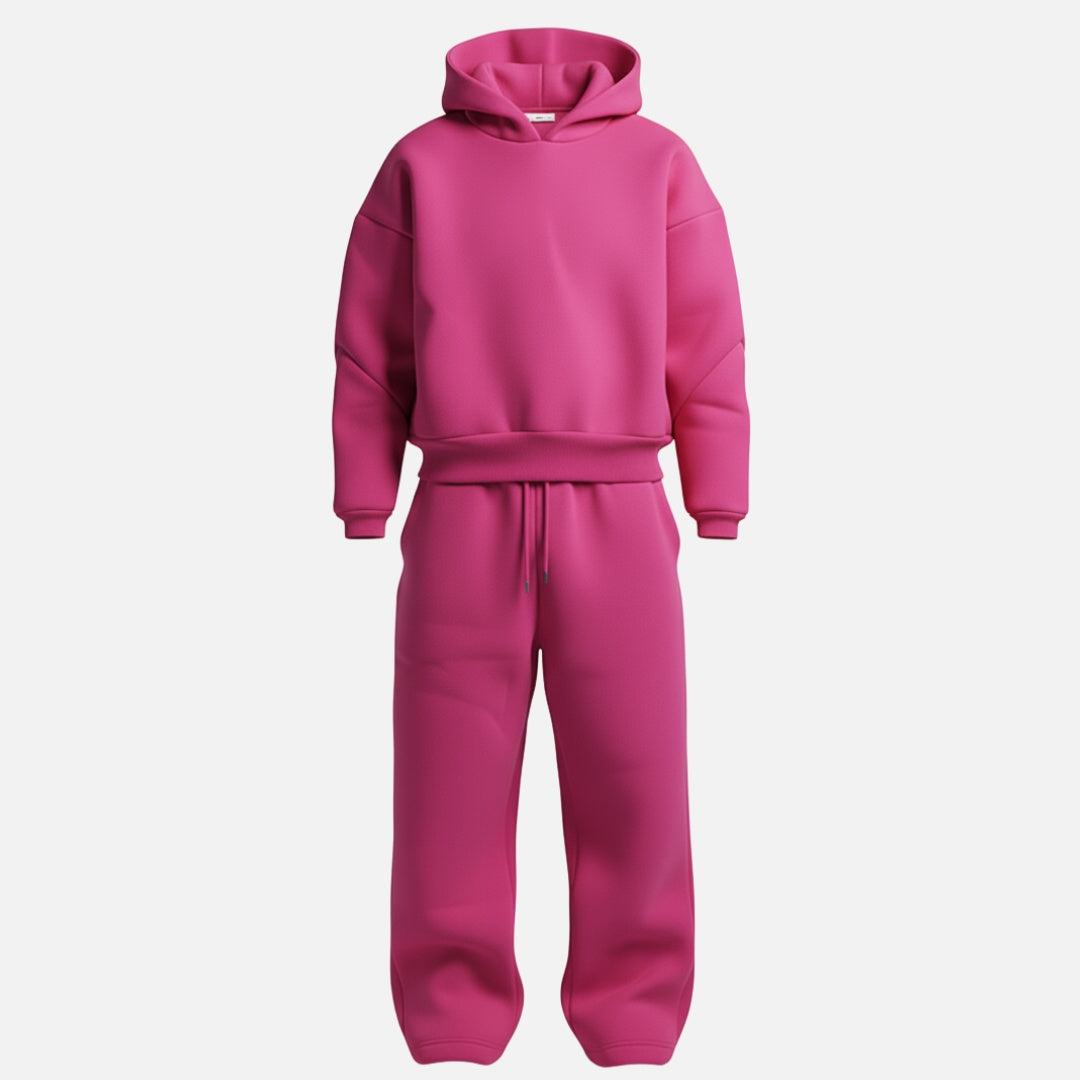 Oversized Joggingpak Heren | Hoodie en Wijde Joggingbroek | 6 Kleuren
