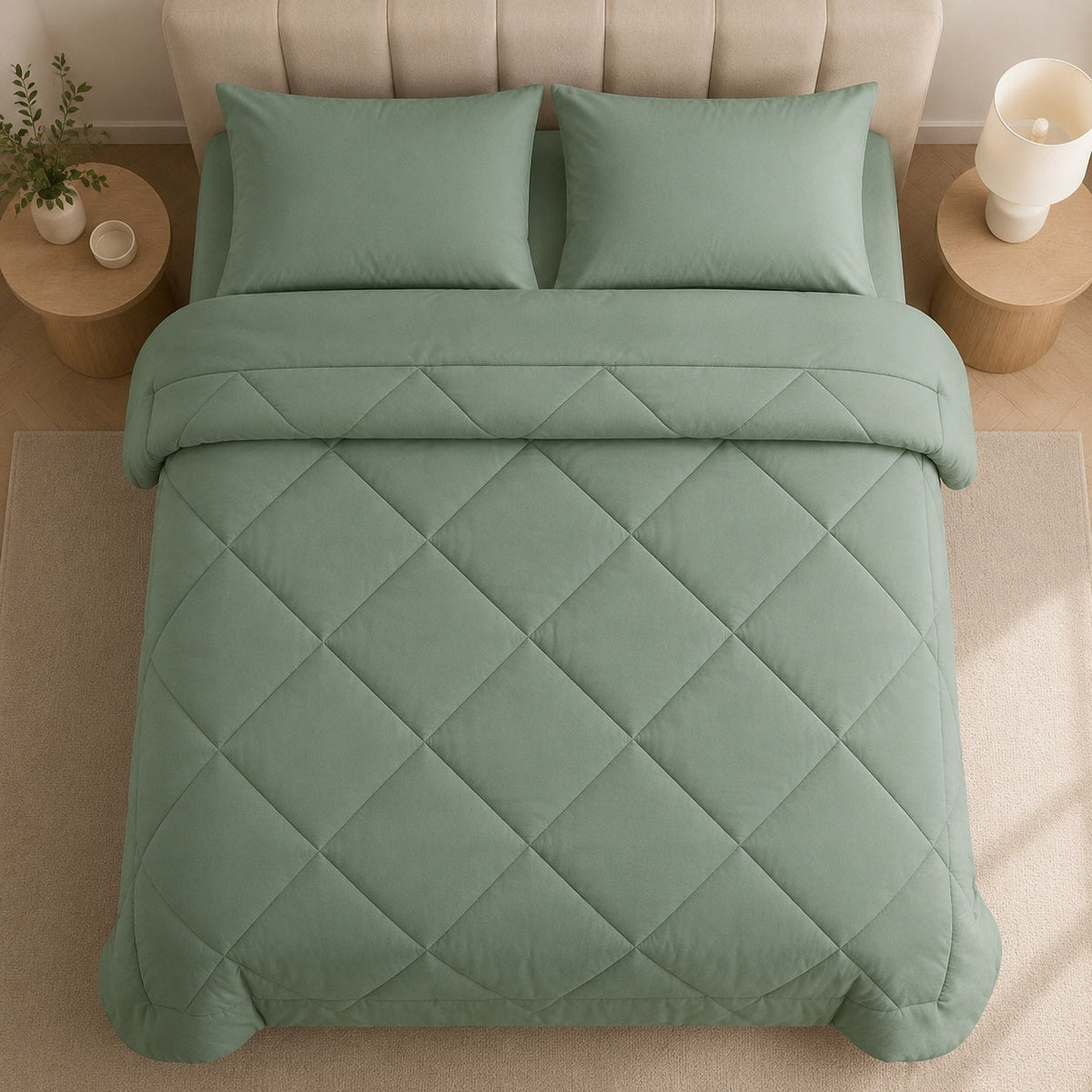 2 in 1 Dekbed zonder Overtrek | 2 Kussenslopen | 9 Kleuren