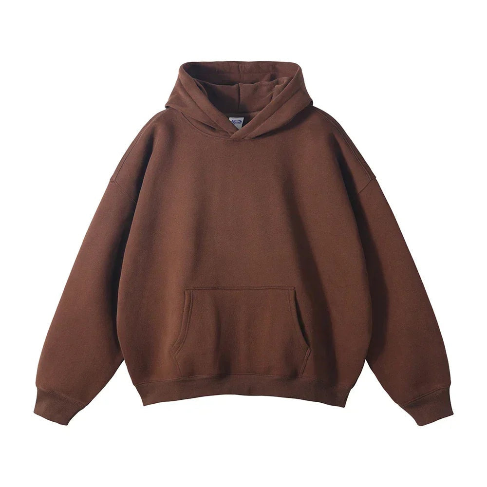 Hoodie Heren met Kangoeroezak | Losse Pasvorm | 15 Kleuren