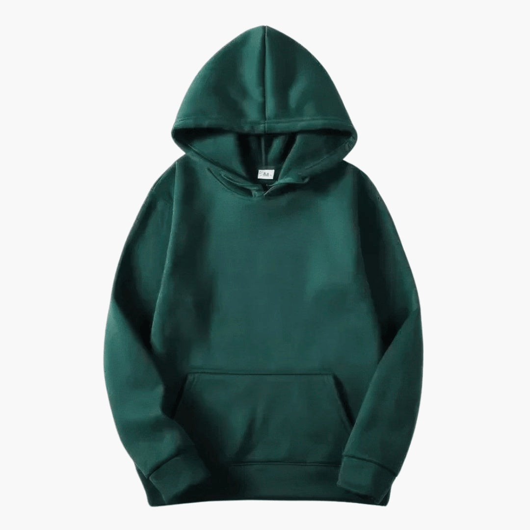 Hoodie Heren | Buidelzak | Geribde Boorden | Casual