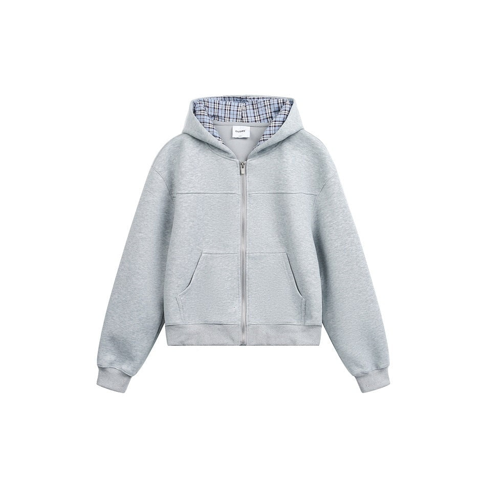 Kort Vest met Capuchon Heren | Geruite Voering | 2 Kleuren