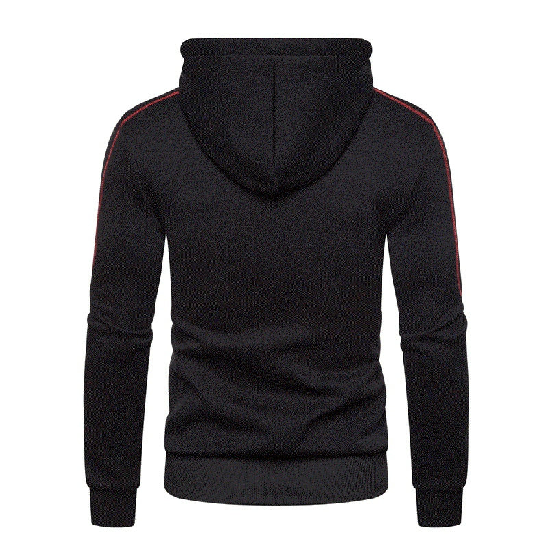 Hoodie Vest Heren met Contrastdetails | Borstzak | 5 Kleuren