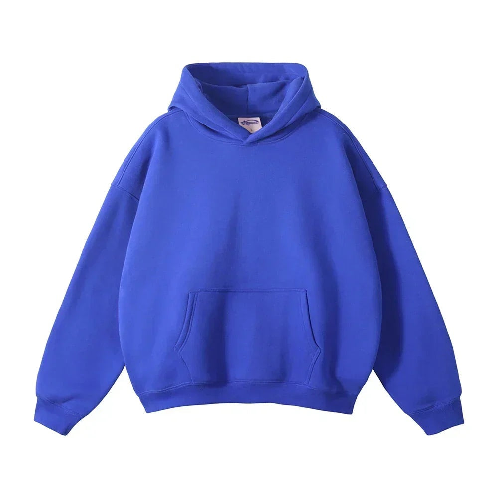 Basic Hoodie Heren | Kangoeroezak | 20 Kleuren