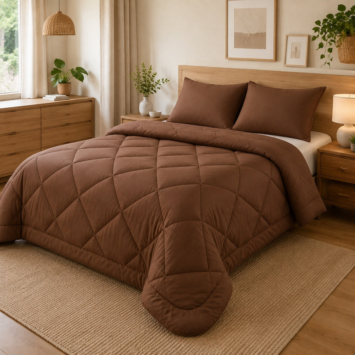 2 in 1 Dekbed zonder Overtrek | 2 Kussenslopen | 9 Kleuren