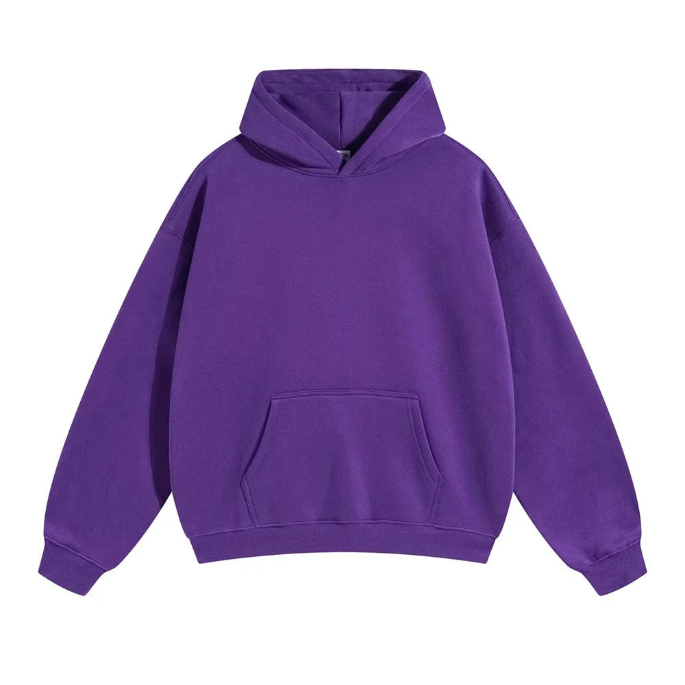 Basic Hoodie Heren | Kangoeroezak | 20 Kleuren