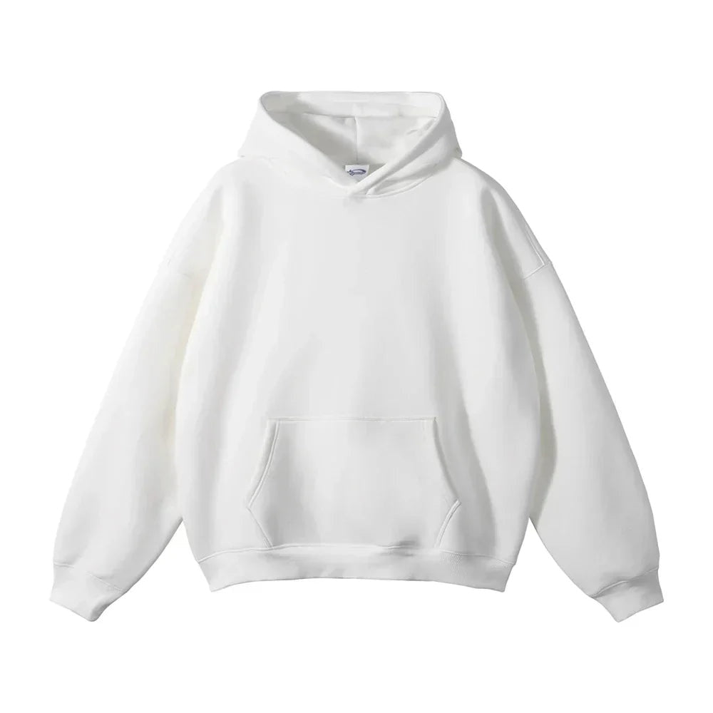 Basic Hoodie Heren | Kangoeroezak | 20 Kleuren