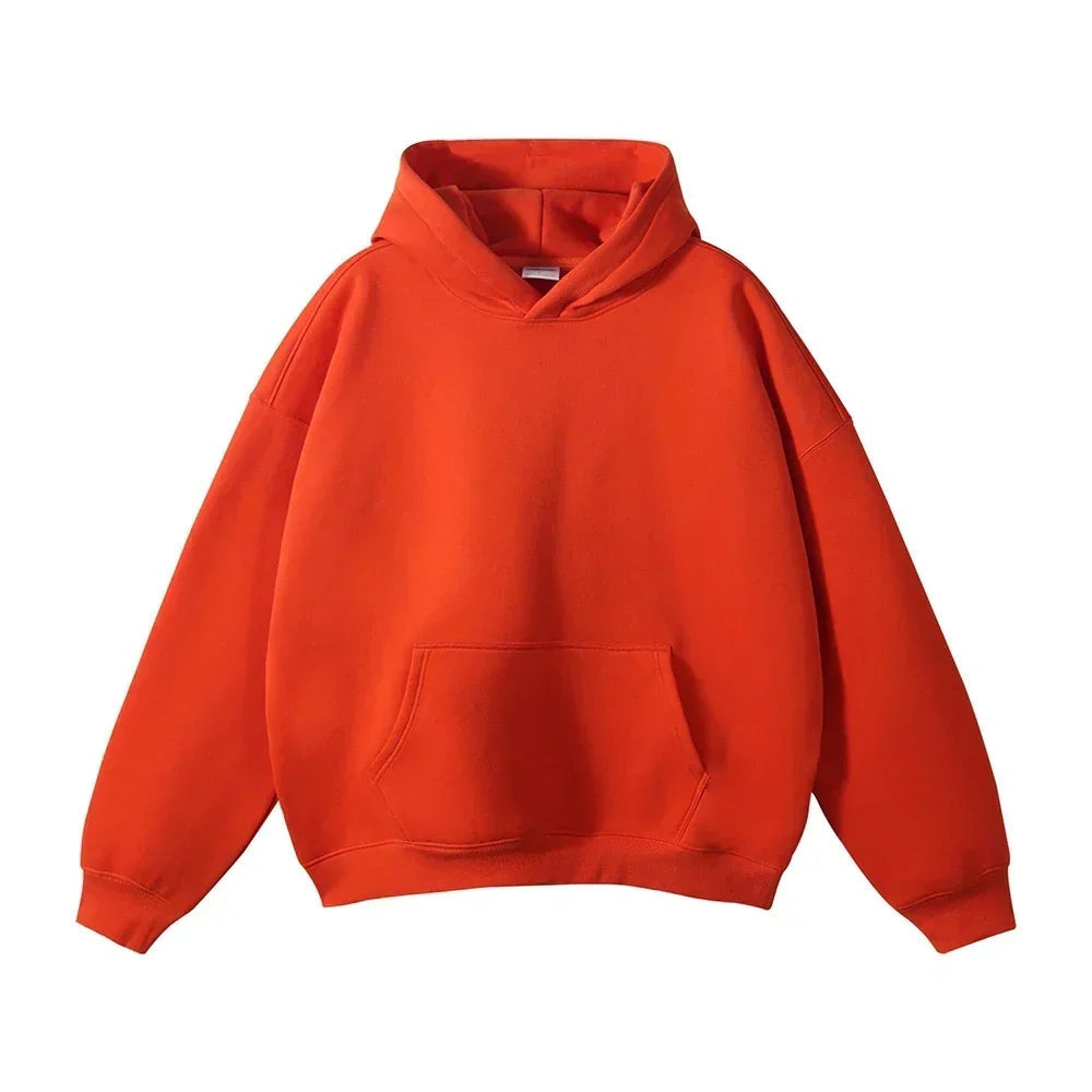 Basic Hoodie Heren | Kangoeroezak | 20 Kleuren