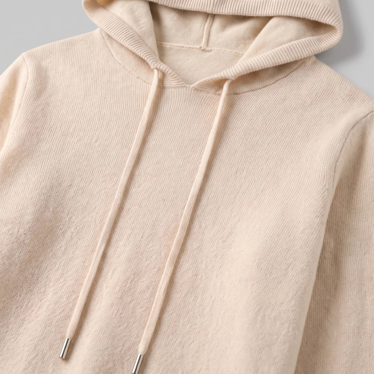 Gebreide Hoodie Heren | Fijngebreid | Trekkoord | Regular Fit