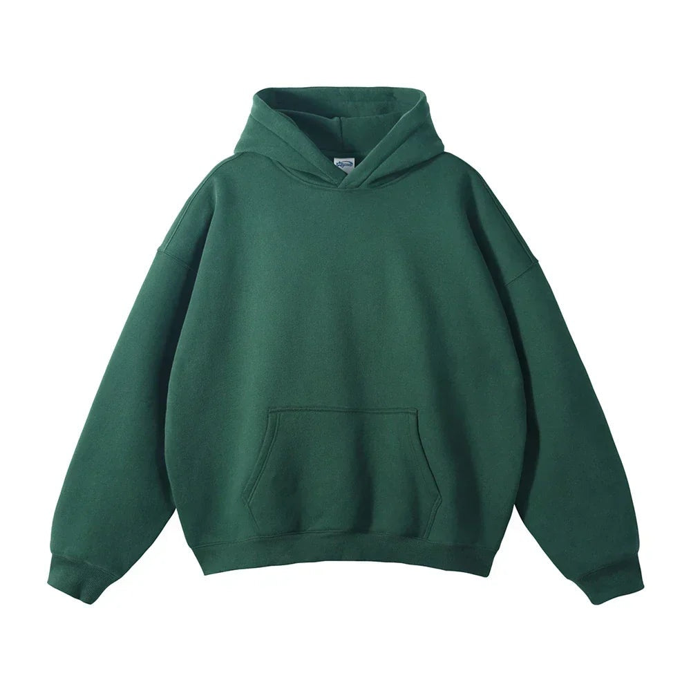 Basic Hoodie Heren | Kangoeroezak | 20 Kleuren