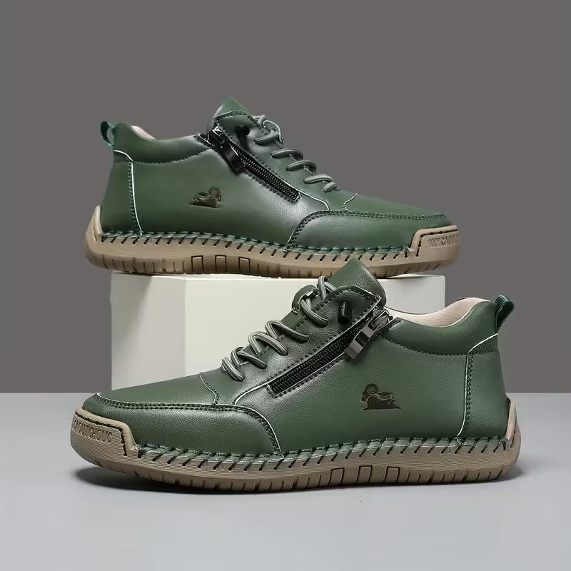 Sneakers Dames met Rits | Handgestikt | 12 Kleuren