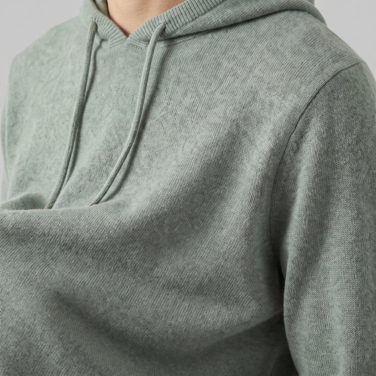 Gebreide Hoodie Heren | Fijngebreid | Trekkoord | Regular Fit