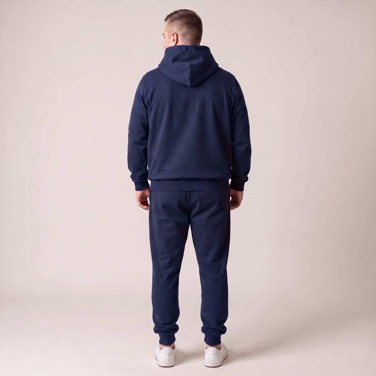 Viscose Huispak Heren | Hoodie en Joggingbroek | Marineblauw