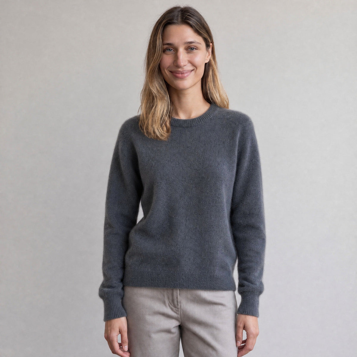 Fijngebreide Trui Dames met Ronde Hals | 11 Kleuren