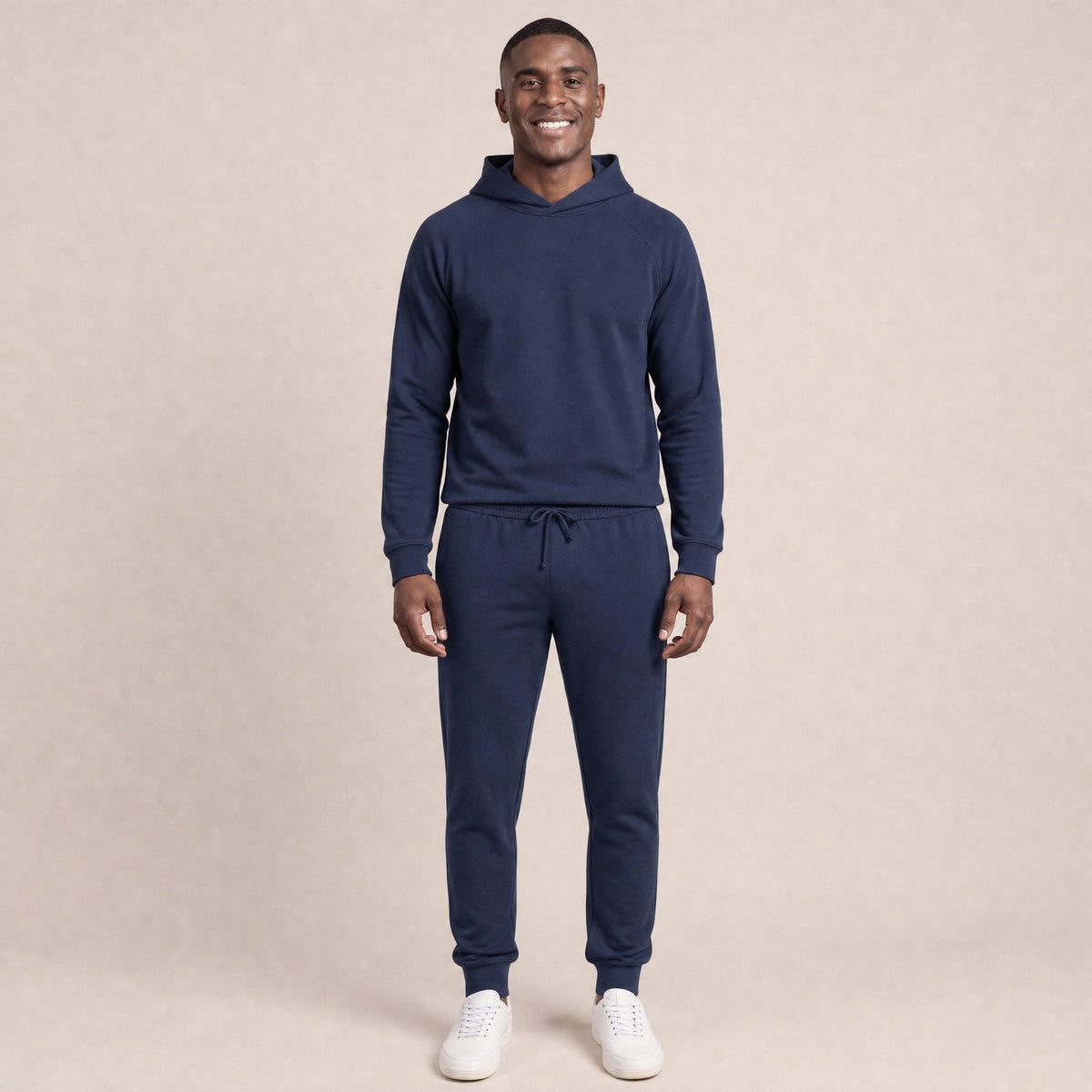 Huispak Heren | Hoodie en Joggingbroek | Lyocell | Marineblauw