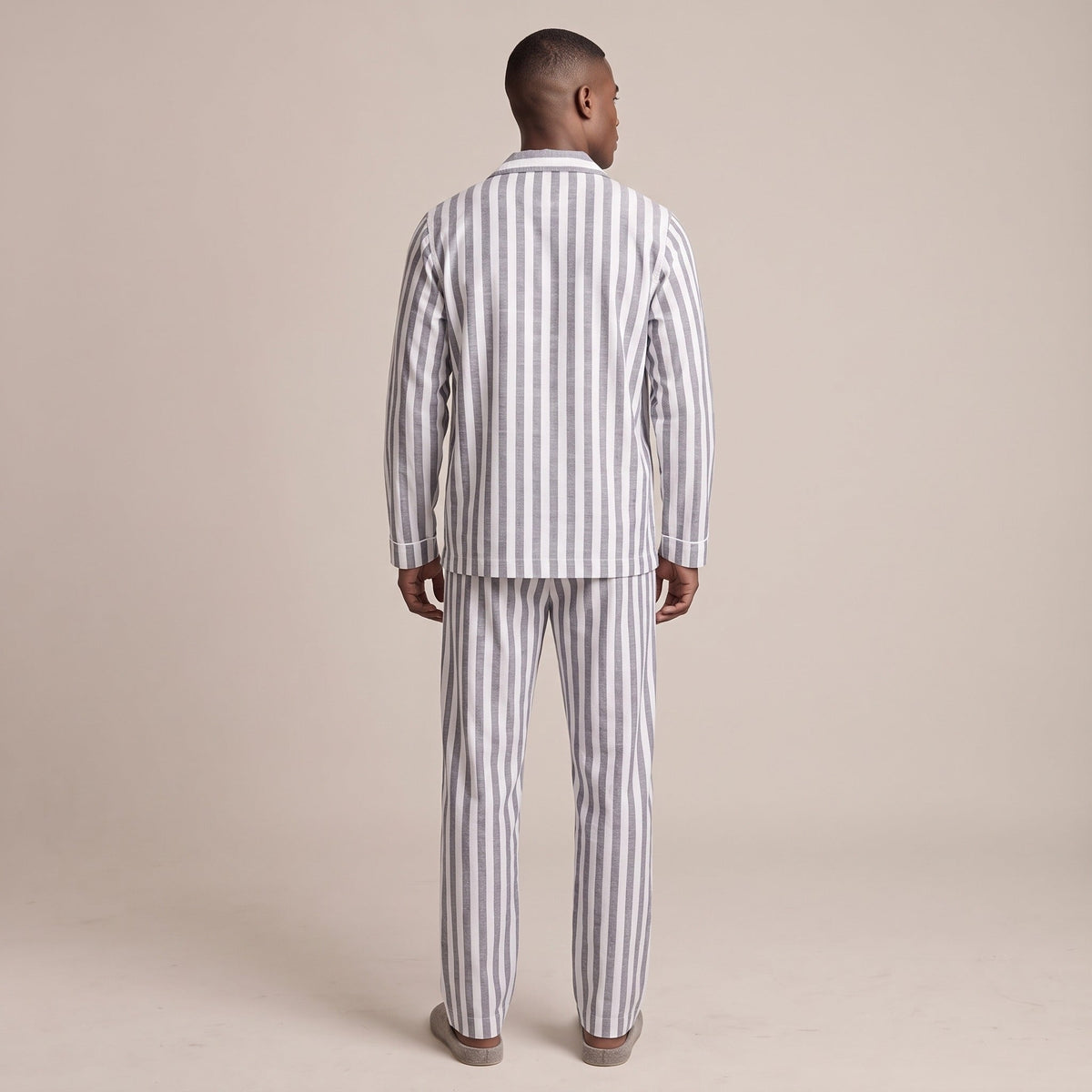 Gestreepte Pyjama Heren | Knoopsluiting | 2 Kleuren