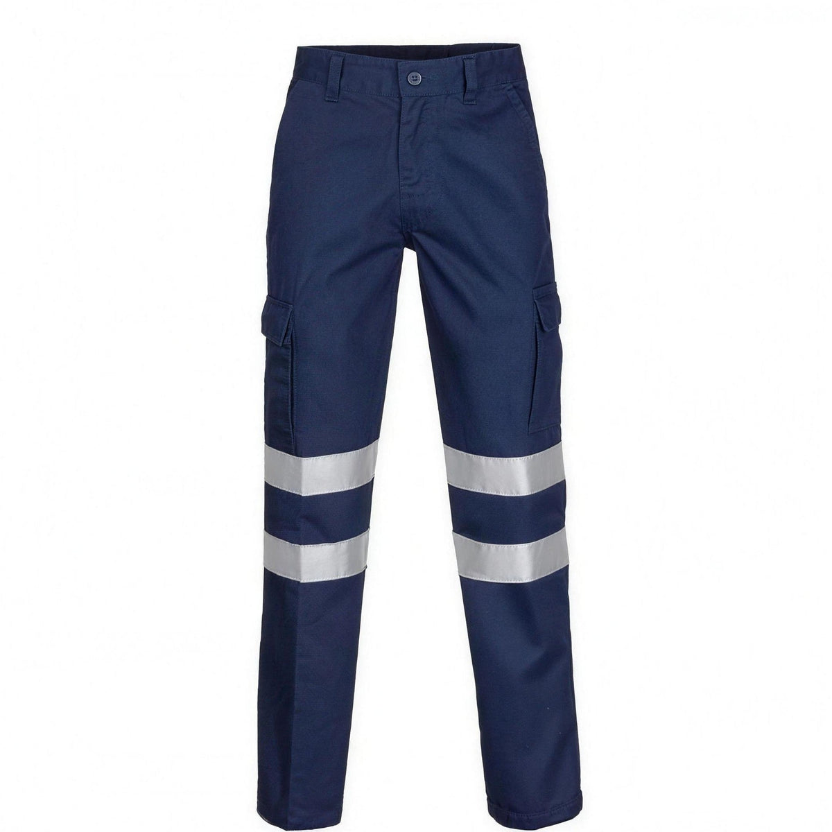 Werkbroek met Reflectie | Katoen | Cargo | Marineblauw