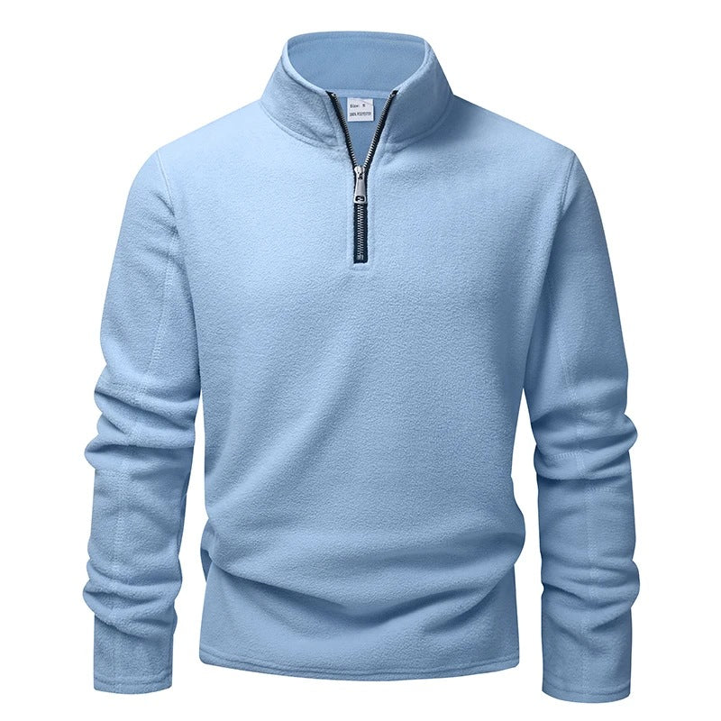 Fleece Pullover Heren | Halve Rits | Opstaande Kraag