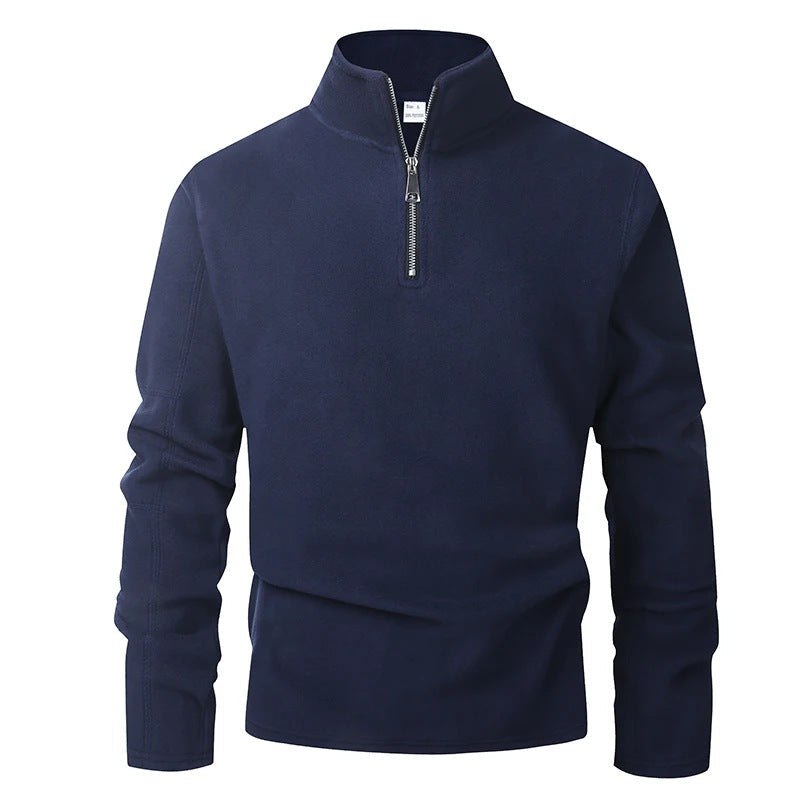 Fleece Pullover Heren | Halve Rits | Opstaande Kraag