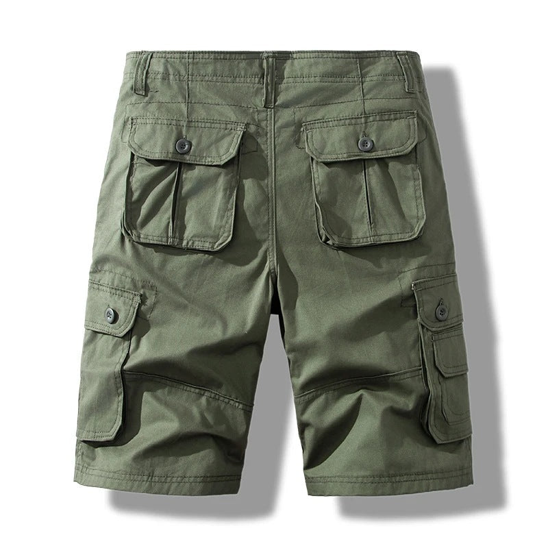 Cargoshort Heren | Katoen | Knielengte | Veel Zakken
