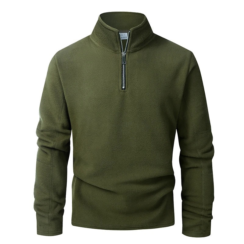 Fleece Pullover Heren | Halve Rits | Opstaande Kraag
