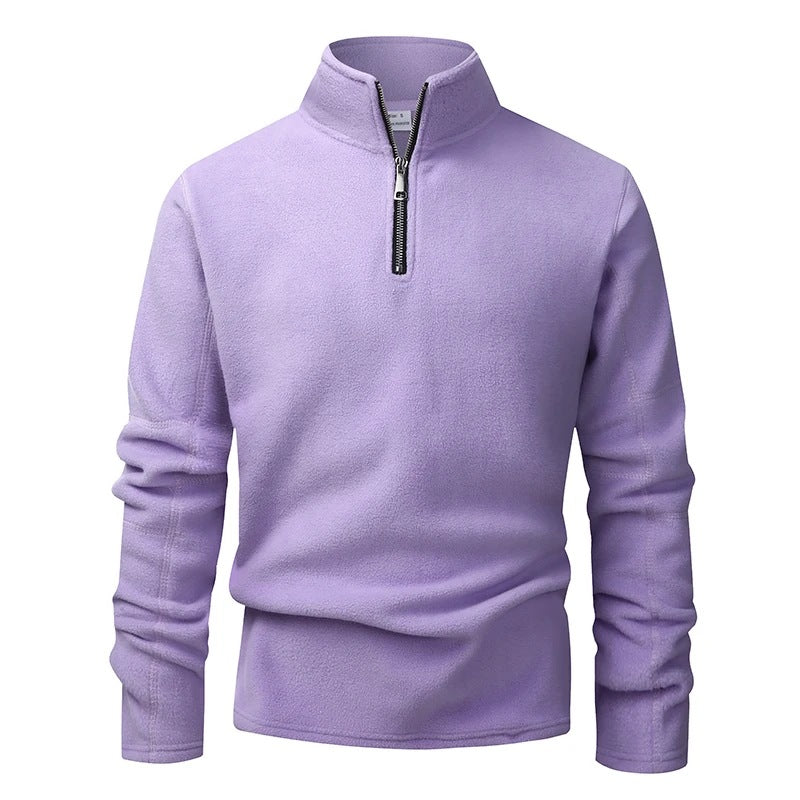 Fleece Pullover Heren | Halve Rits | Opstaande Kraag