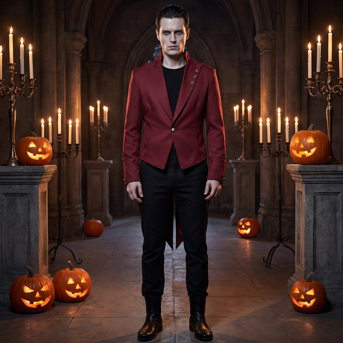 Vampier Slipjas Heren | Gothic Jas | Zwaluwstaart | 3 Kleuren