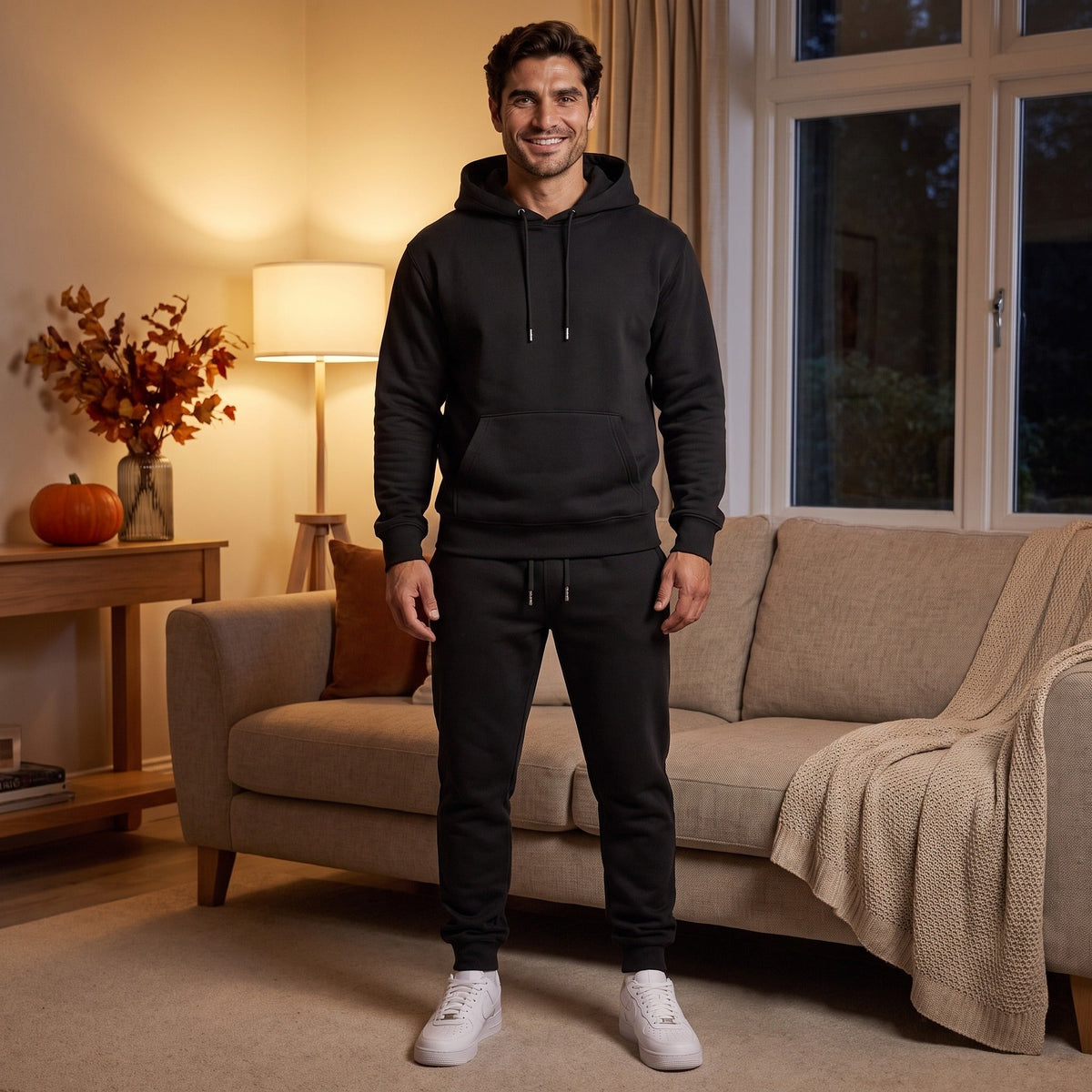 Joggingpak Heren met Taps Toelopende Broek | Hoodie | 4 Kleuren