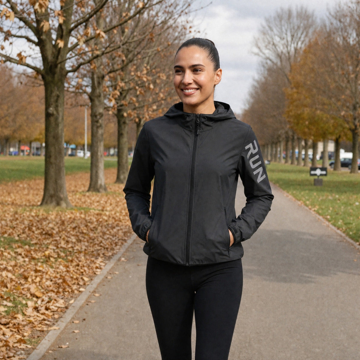 Hardloopjas Dames | Weerbestendig | Capuchon | 3 Kleuren