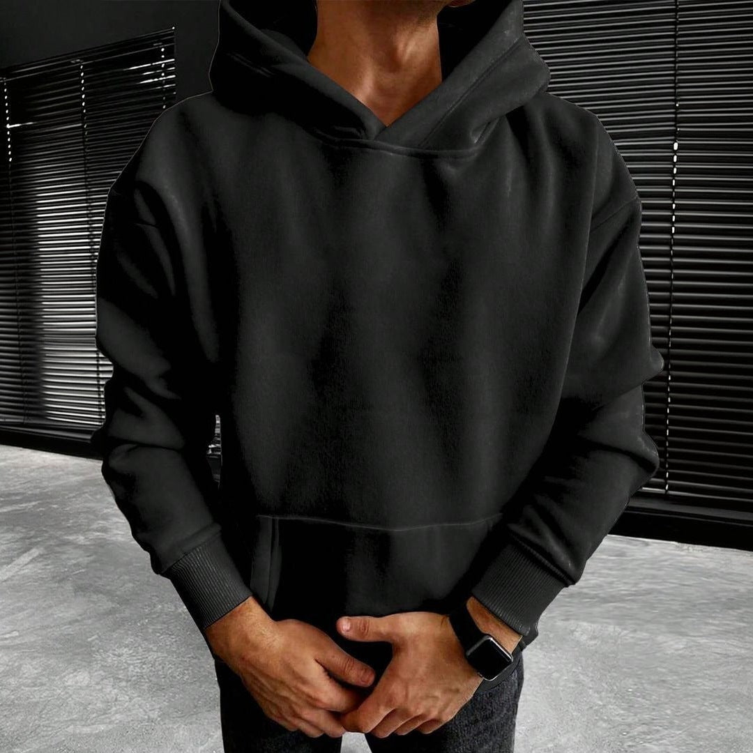 Effen Hoodie Heren tot 5XL | Kangoeroezak | 6 Kleuren