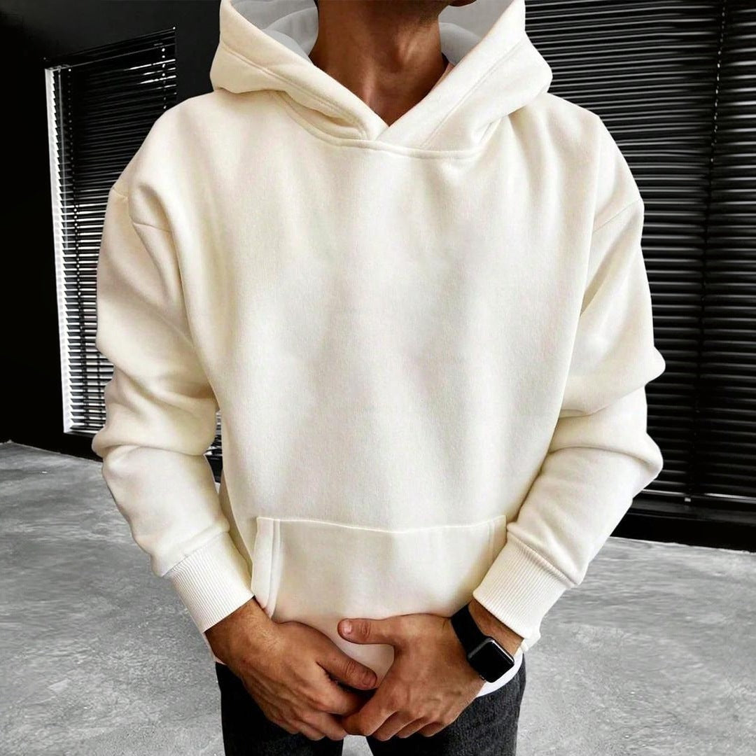 Effen Hoodie Heren tot 5XL | Kangoeroezak | 6 Kleuren